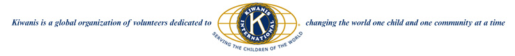 Kiwanis International Logo: Changing the world, one child and one community at a time